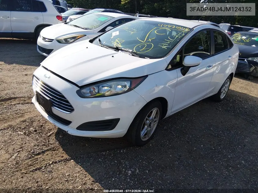 2018 Ford Fiesta Se VIN: 3FADP4BJ4JM124352 Lot: 45620348