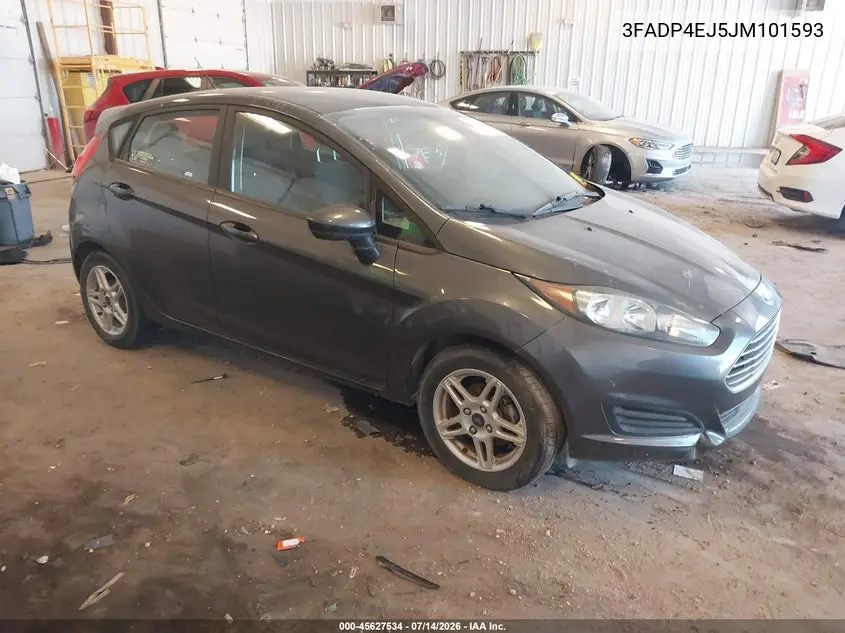 2018 Ford Fiesta Se VIN: 3FADP4EJ5JM101593 Lot: 45627534