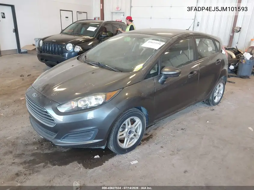 2018 Ford Fiesta Se VIN: 3FADP4EJ5JM101593 Lot: 45627534