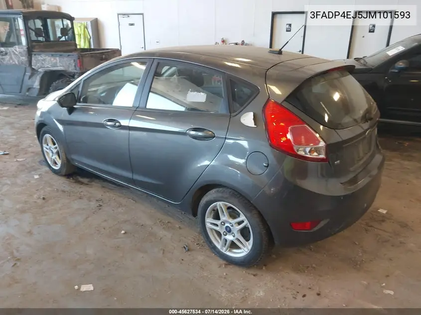 2018 Ford Fiesta Se VIN: 3FADP4EJ5JM101593 Lot: 45627534