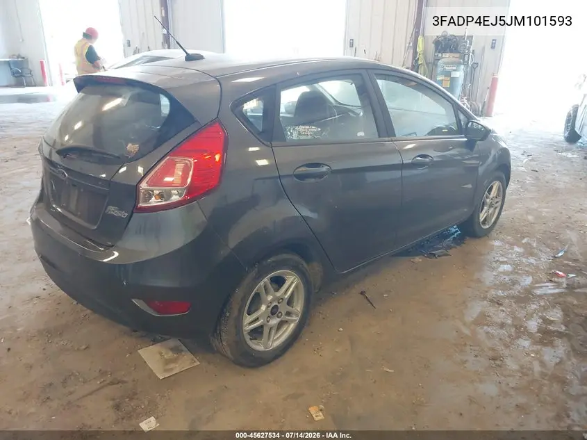 2018 Ford Fiesta Se VIN: 3FADP4EJ5JM101593 Lot: 45627534