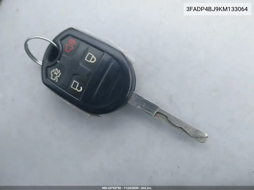 3FADP4BJ9KM133064 2019 Ford Fiesta Se