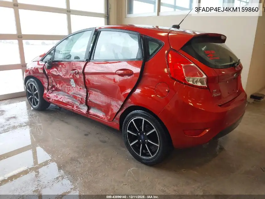 3FADP4EJ4KM159860 2019 Ford Fiesta Se