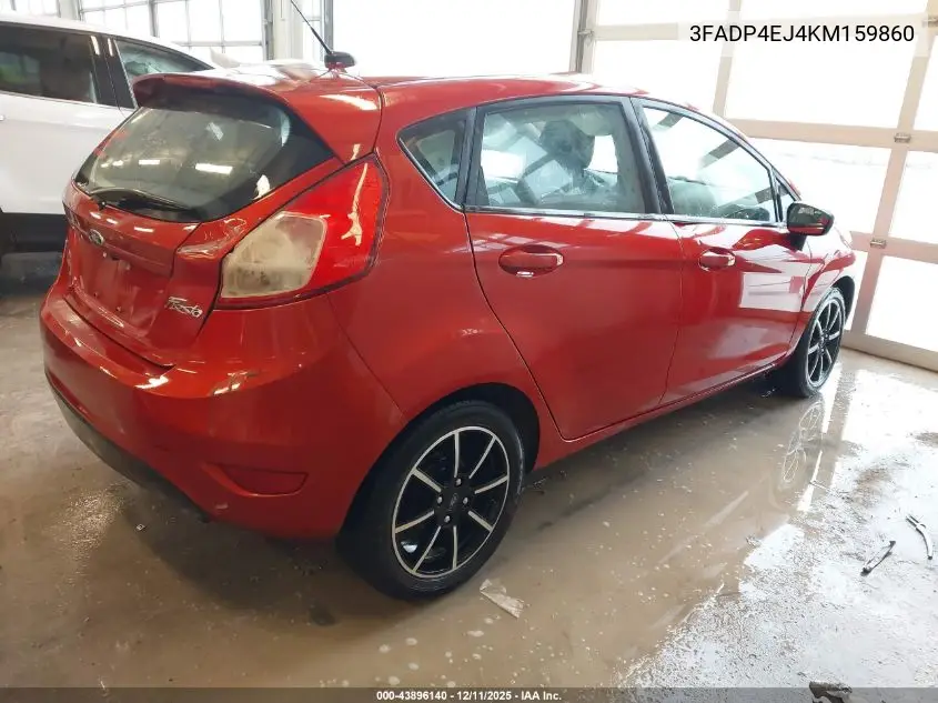 3FADP4EJ4KM159860 2019 Ford Fiesta Se