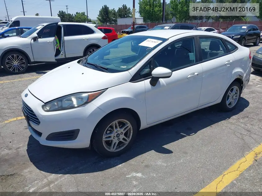 2019 Ford Fiesta Se VIN: 3FADP4BJ2KM120169 Lot: 45276507