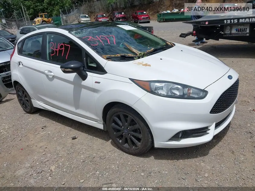 2019 Ford Fiesta St Line VIN: 3FADP4DJXKM139680 Lot: 45383497