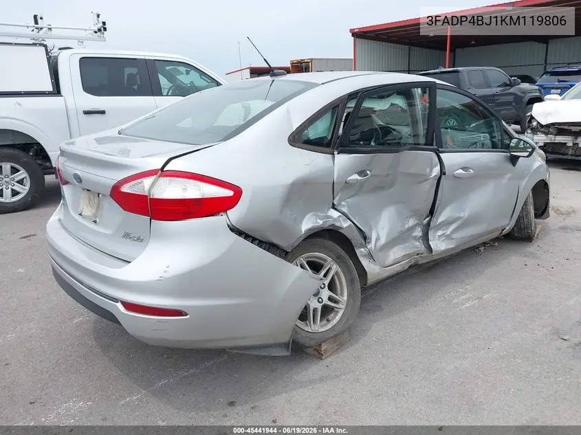 2019 Ford Fiesta Se VIN: 3FADP4BJ1KM119806 Lot: 45441944