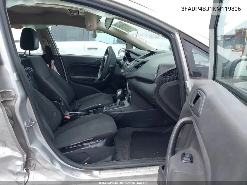 2019 Ford Fiesta Se VIN: 3FADP4BJ1KM119806 Lot: 45441944
