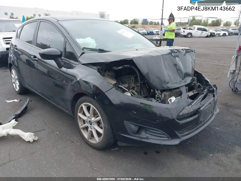 2019 Ford Fiesta Se VIN: 3FADP4EJ8KM143662 Lot: 45507805