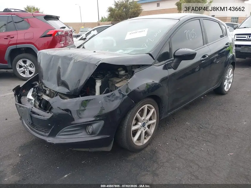 2019 Ford Fiesta Se VIN: 3FADP4EJ8KM143662 Lot: 45507805