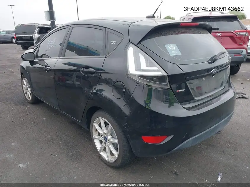 2019 Ford Fiesta Se VIN: 3FADP4EJ8KM143662 Lot: 45507805