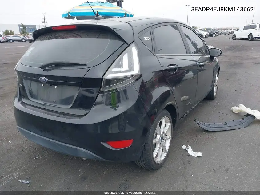 2019 Ford Fiesta Se VIN: 3FADP4EJ8KM143662 Lot: 45507805
