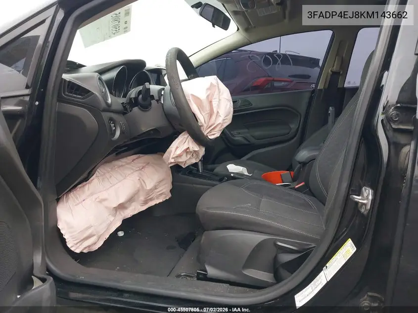 2019 Ford Fiesta Se VIN: 3FADP4EJ8KM143662 Lot: 45507805