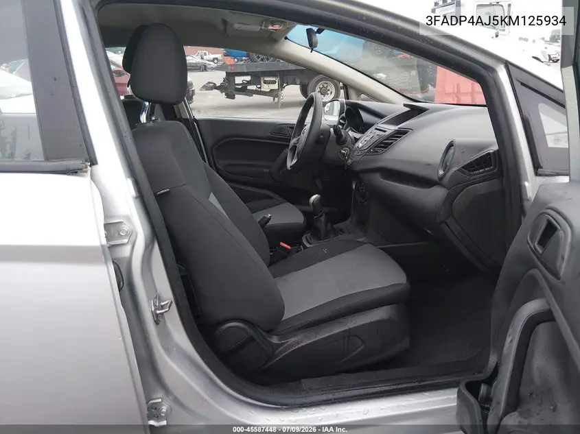 2019 Ford Fiesta S VIN: 3FADP4AJ5KM125934 Lot: 45587448