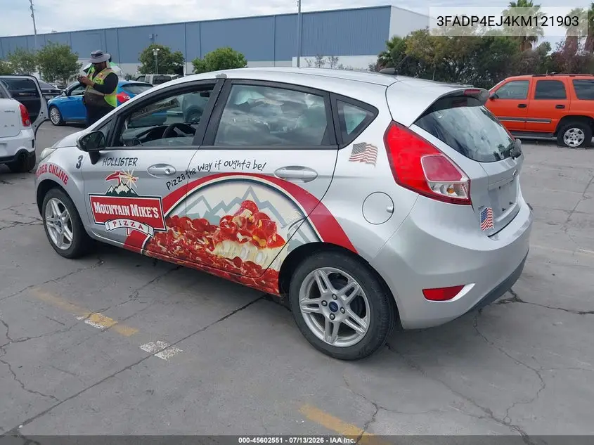 2019 Ford Fiesta Se VIN: 3FADP4EJ4KM121903 Lot: 45602551