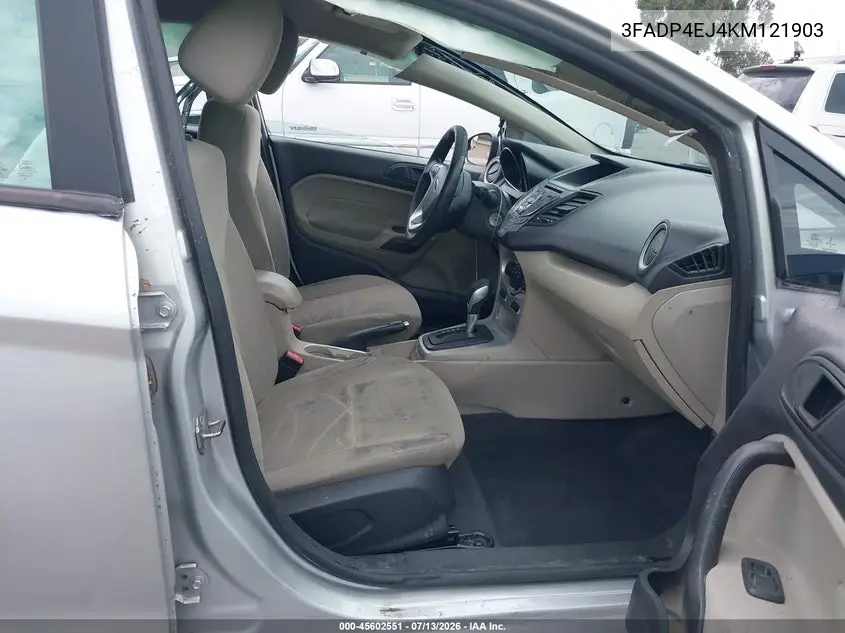2019 Ford Fiesta Se VIN: 3FADP4EJ4KM121903 Lot: 45602551