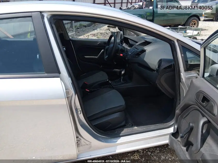 2019 Ford Fiesta S VIN: 3FADP4AJ8KM140055 Lot: 45604519
