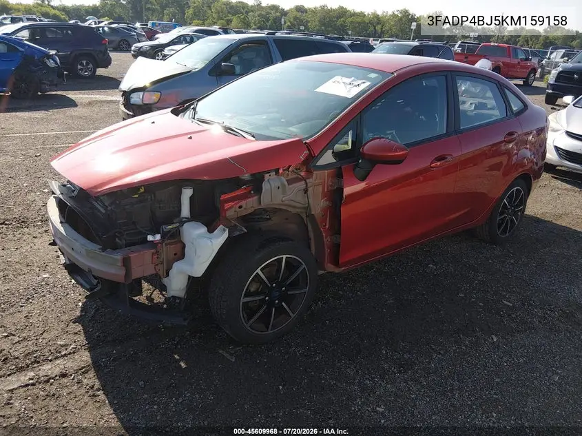 2019 Ford Fiesta Se VIN: 3FADP4BJ5KM159158 Lot: 45609968