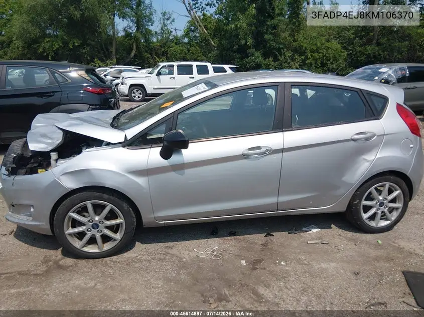 2019 Ford Fiesta Se VIN: 3FADP4EJ8KM106370 Lot: 45614897