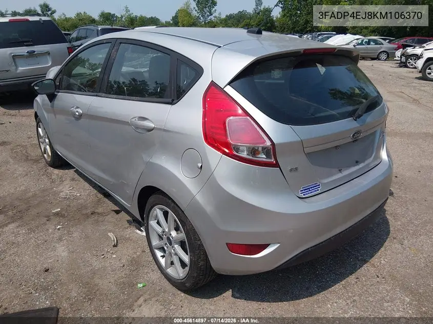 2019 Ford Fiesta Se VIN: 3FADP4EJ8KM106370 Lot: 45614897