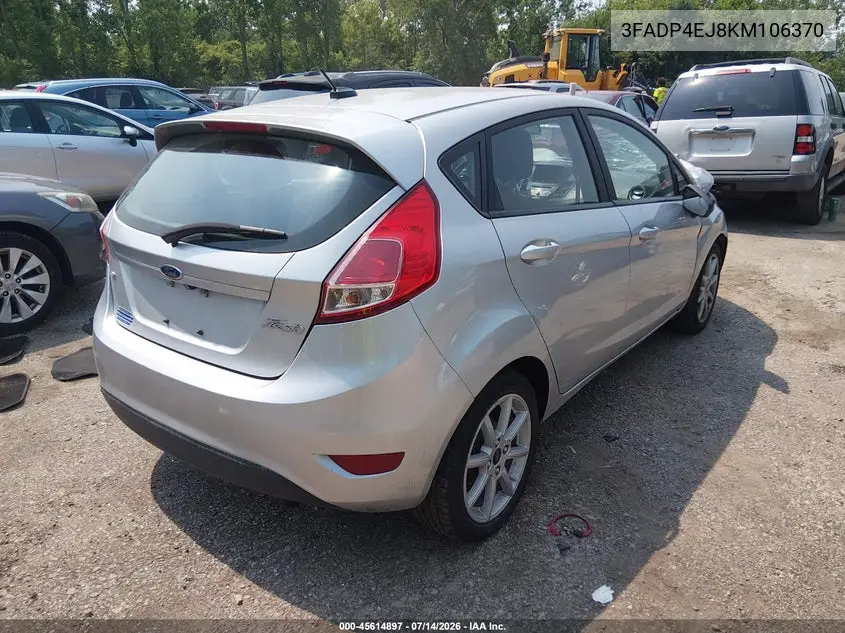 2019 Ford Fiesta Se VIN: 3FADP4EJ8KM106370 Lot: 45614897