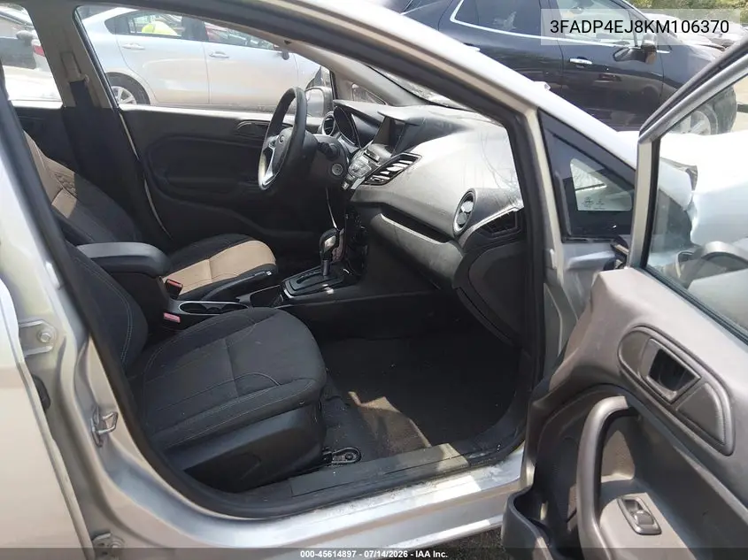 2019 Ford Fiesta Se VIN: 3FADP4EJ8KM106370 Lot: 45614897