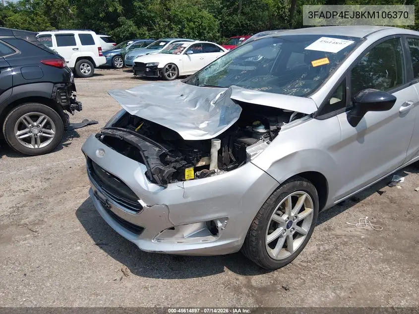 2019 Ford Fiesta Se VIN: 3FADP4EJ8KM106370 Lot: 45614897
