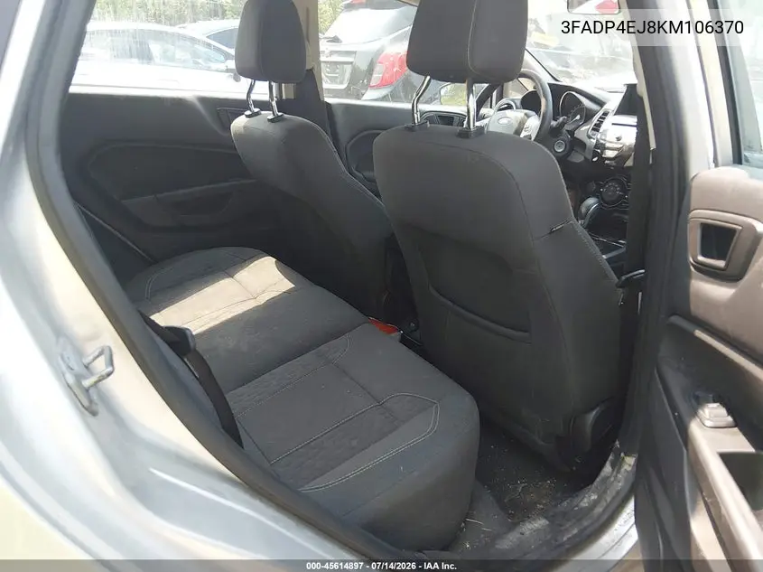 2019 Ford Fiesta Se VIN: 3FADP4EJ8KM106370 Lot: 45614897