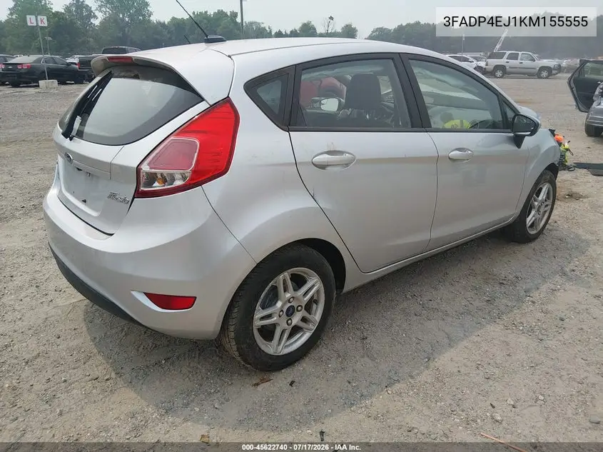 2019 Ford Fiesta Se VIN: 3FADP4EJ1KM155555 Lot: 45622740