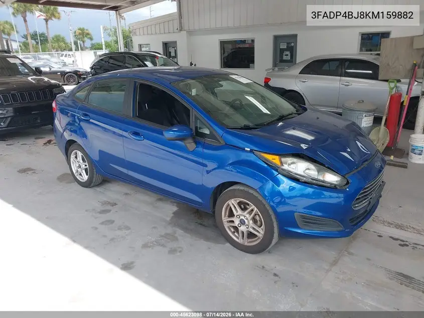 2019 Ford Fiesta Se VIN: 3FADP4BJ8KM159882 Lot: 45623098
