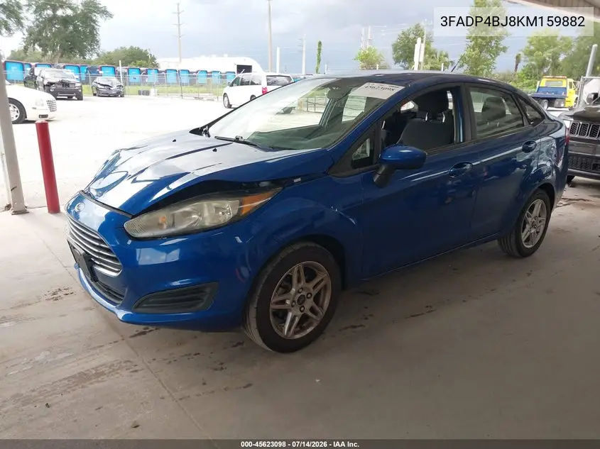 2019 Ford Fiesta Se VIN: 3FADP4BJ8KM159882 Lot: 45623098