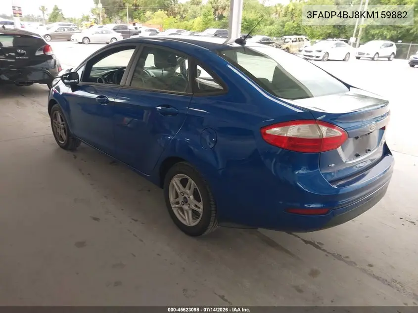 2019 Ford Fiesta Se VIN: 3FADP4BJ8KM159882 Lot: 45623098