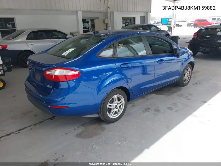 2019 Ford Fiesta Se VIN: 3FADP4BJ8KM159882 Lot: 45623098
