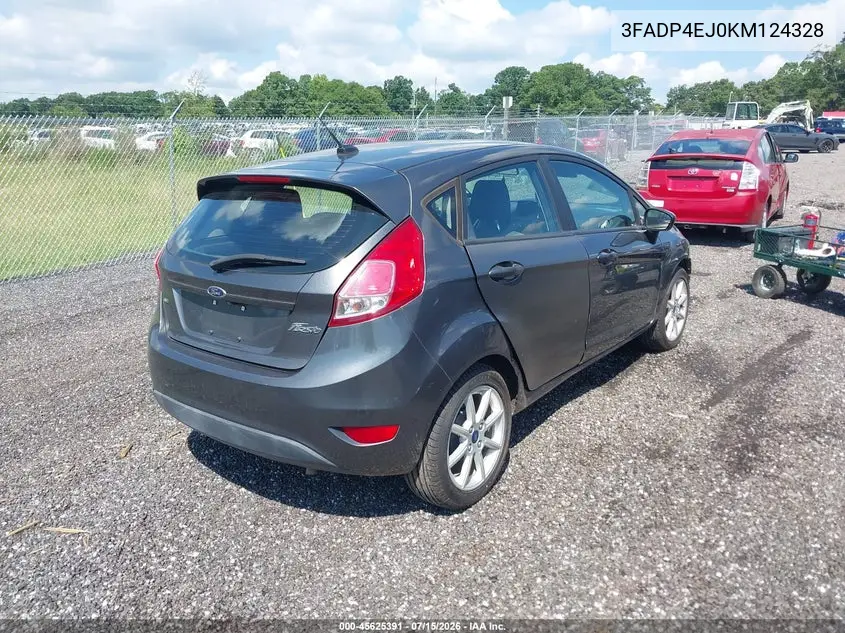 2019 Ford Fiesta Se VIN: 3FADP4EJ0KM124328 Lot: 45625391