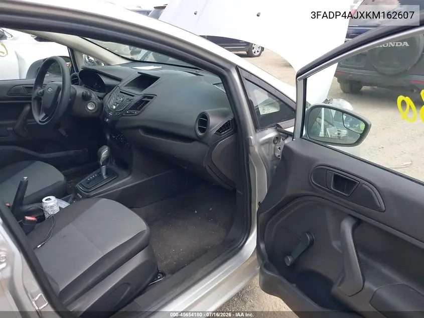 2019 Ford Fiesta S VIN: 3FADP4AJXKM162607 Lot: 45654180
