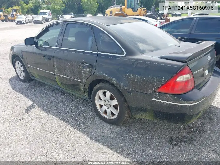 2005 Ford Five Hundred Sel VIN: 1FAFP241X5G160976 Lot: 42624144