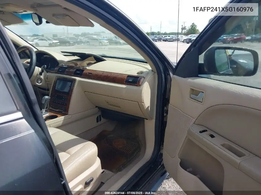 2005 Ford Five Hundred Sel VIN: 1FAFP241X5G160976 Lot: 42624144