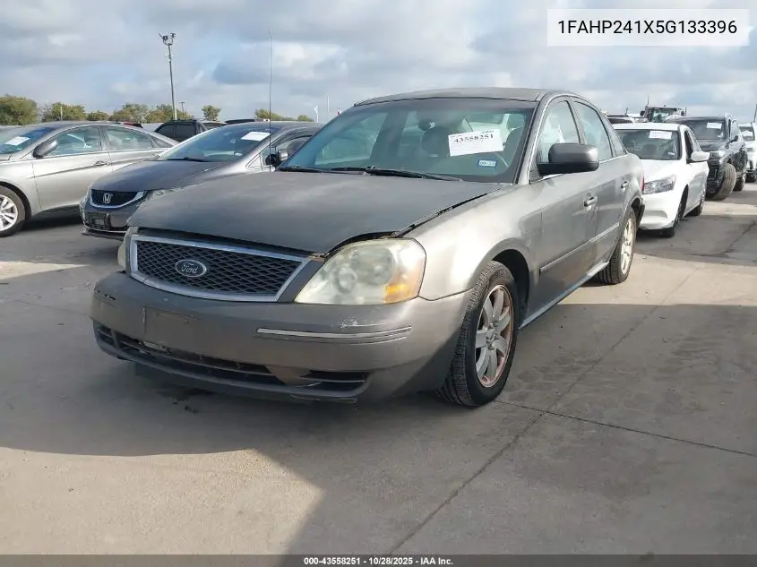 2005 Ford Five Hundred Sel VIN: 1FAHP241X5G133396 Lot: 43558251