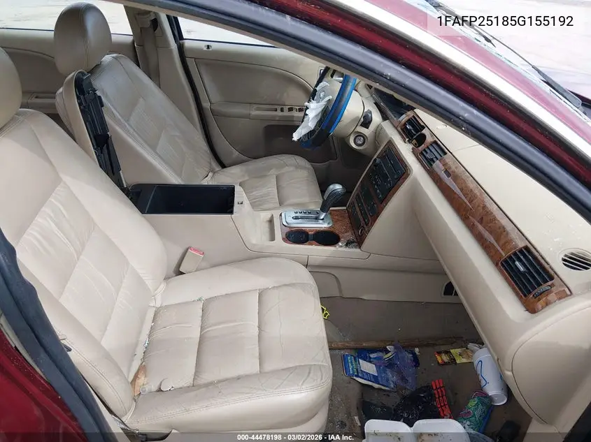 2005 Ford Five Hundred Limited VIN: 1FAFP25185G155192 Lot: 44478198