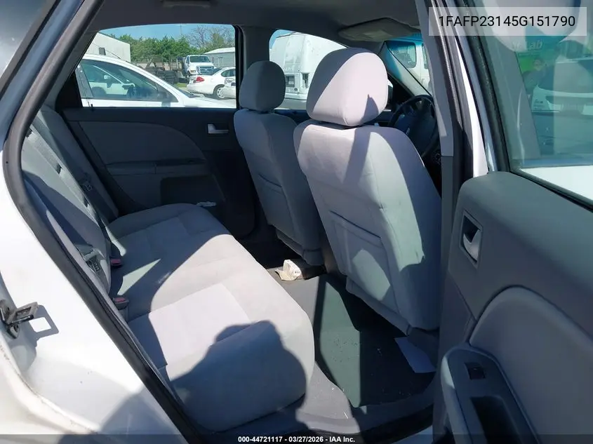 2005 Ford Five Hundred Se VIN: 1FAFP23145G151790 Lot: 44721117