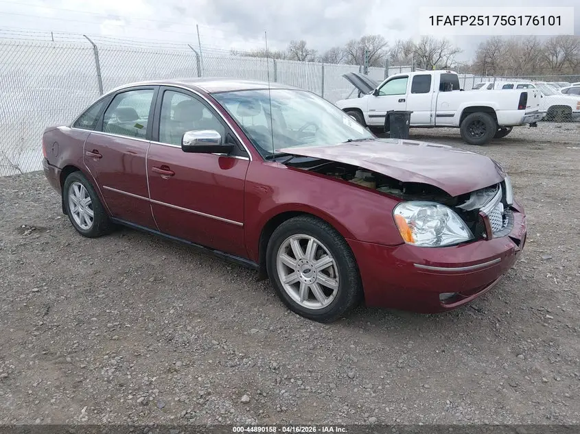 2005 Ford Five Hundred Limited VIN: 1FAFP25175G176101 Lot: 44890158