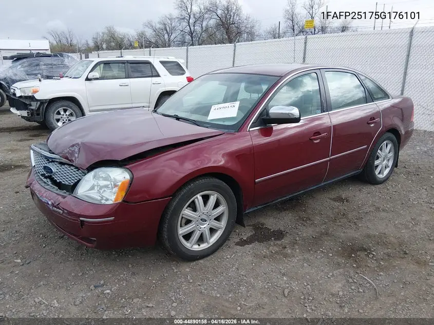 2005 Ford Five Hundred Limited VIN: 1FAFP25175G176101 Lot: 44890158