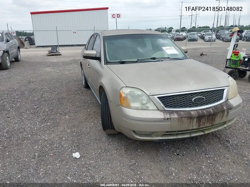 2005 Ford Five Hundred Sel VIN: 1FAFP24185G148082 Lot: 44959391