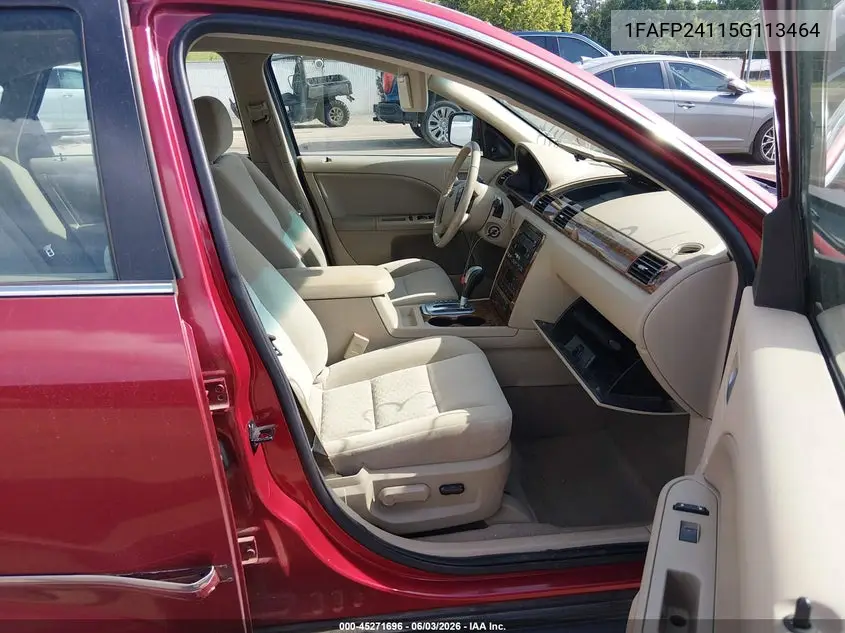 2005 Ford Five Hundred Sel VIN: 1FAFP24115G113464 Lot: 45271696