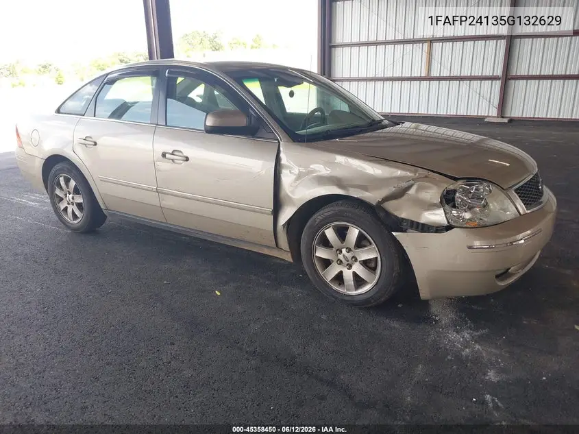 2005 Ford Five Hundred Sel VIN: 1FAFP24135G132629 Lot: 45358450