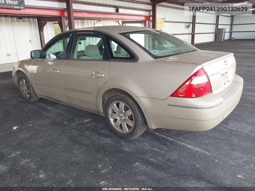 2005 Ford Five Hundred Sel VIN: 1FAFP24135G132629 Lot: 45358450