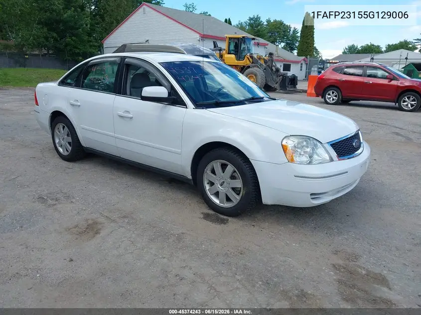 2005 Ford Five Hundred Se VIN: 1FAFP23155G129006 Lot: 45374243