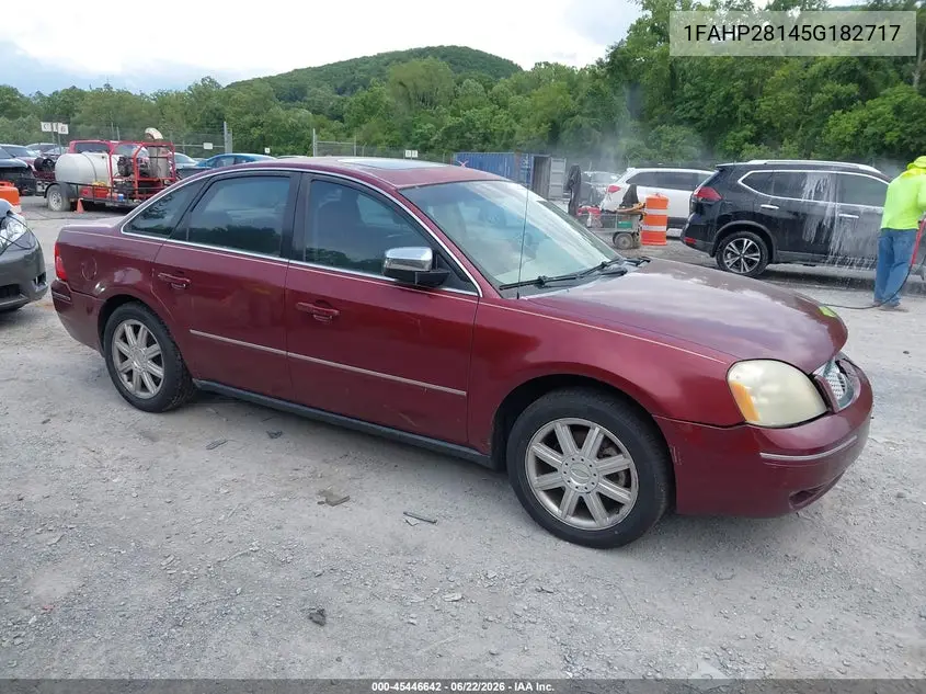 2005 Ford Five Hundred Limited VIN: 1FAHP28145G182717 Lot: 45446642