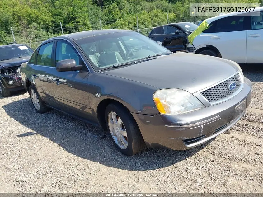 2005 Ford Five Hundred Se VIN: 1FAFP23175G120677 Lot: 45585962