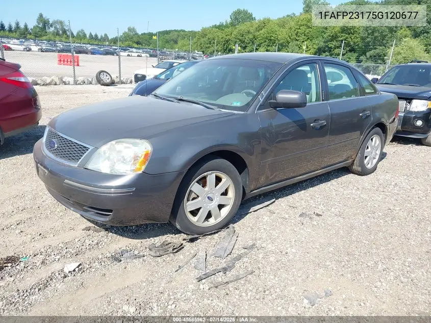 2005 Ford Five Hundred Se VIN: 1FAFP23175G120677 Lot: 45585962